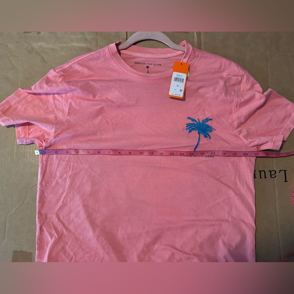 Margaritaville 100% Cotton T-Shirt Coral Vacay Vibes - Picture 11 of 11